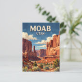 Moab Utah Postkarte (Stehend Vorderseite)