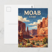 Moab Utah Postkarte (Vorne/Hinten)