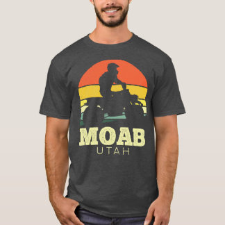 Moab Utah Quadbike Vintag Sunset T-Shirt