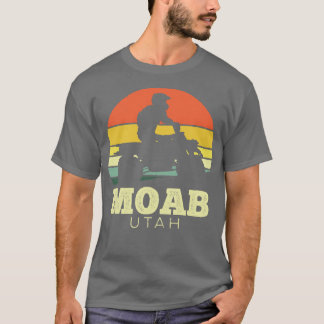 Moab Utah Quadbike Vintag Sunset T-Shirt
