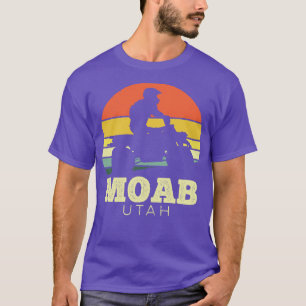 Moab Utah Quadbike Vintag Sunset T-Shirt