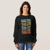 Moab Utah Retro 60er 70er Stil Sweatshirt (Vorne ganz)