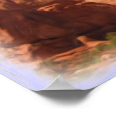 Moab Utah Rock landschaftlich Poster (Ecke)