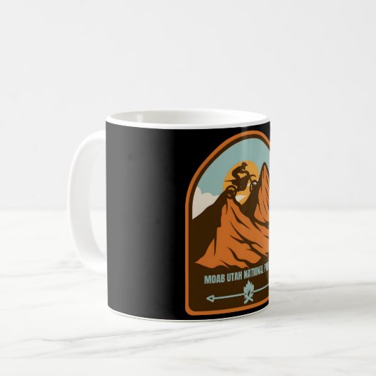 Moab Utah � Spirit of Australia Kaffeetasse (Vorderseite Links)