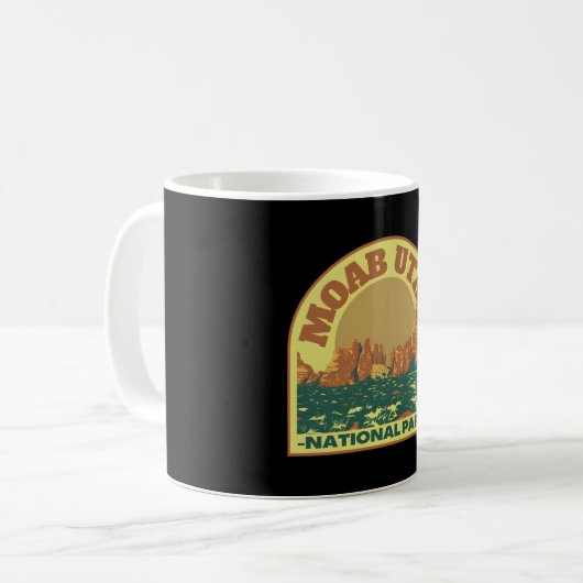 Moab Utah � Spirit of Australia Kaffeetasse (Vorderseite Links)