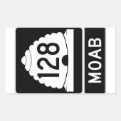 Moab Utah Sticker (Vorderseite)