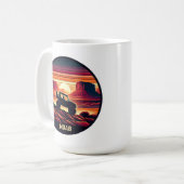 Moab Utah UTV Sunset Red Rocks Kaffeetasse (Vorderseite Links)