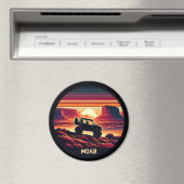 Moab Utah UTV Sunset Red Rocks Magnet (In Situ (Geschirrspüler))