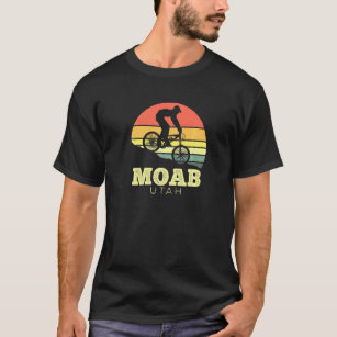 Moab Utah Vintag Sunset Mountain Bike Mtb Außenber T-Shirt