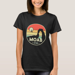 Moab Utah Vintag Wüste Sunset Retro Souvenir 60er T-Shirt