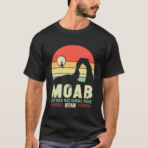 Moab Utah Vintag Wüste Sunset Retro Souvenir 60er T-Shirt