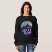 Moab Utah Vintage Berge Retro Sweatshirt (Vorne ganz)