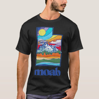 Moab Utah Vintage Natur Outdoor Grafik T-Shirt