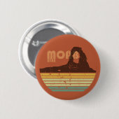 Moab Utah Vintager Sonnenuntergang Arches National Button (Vorne & Hinten)