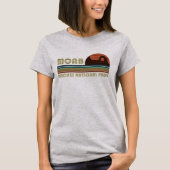 Moab Utah Vintager Sonnenuntergang Arches National T-Shirt (Vorderseite)