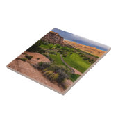 Moab-Wüsten-Schlucht-Golfplatz am Sonnenaufgang Fliese (Seite)