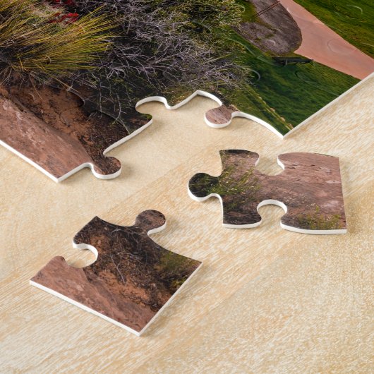 Moab-Wüsten-Schlucht-Golfplatz am Sonnenaufgang Puzzle (Seite)