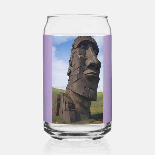 Moai auf dem Molehill Dosenglas (Rückseite)
