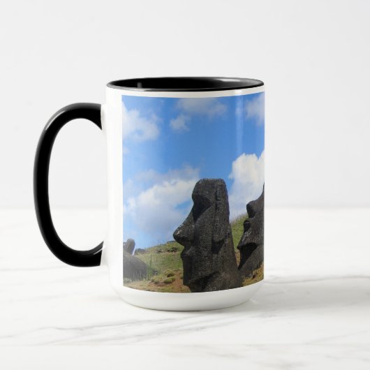 Moai auf der Osterinsel Tasse (Links)