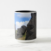 Moai auf der Osterinsel Tasse (Zentrum)
