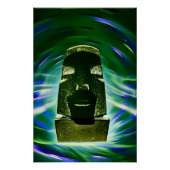 Moai-Boot Poster (Vorderseite)