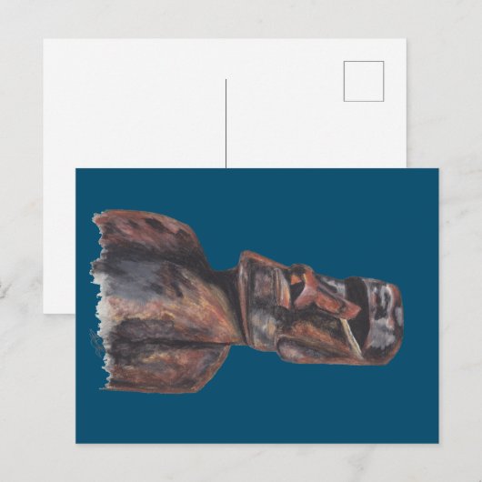 MOAI FEIERTAGSPOSTKARTE (Vorne/Hinten)