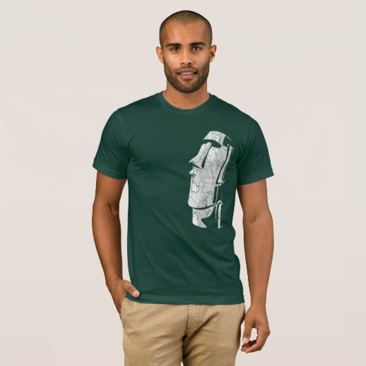 Moai MitternachtsTiki T-Shirt (Vorne ganz)