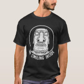 Moai Mono lächeln T-Shirt (Vorderseite)