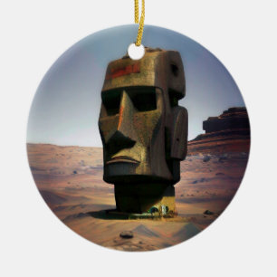 Moai of Mars Wombott Collector Keramik Ornament