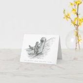 Moai, Osterinsel, Chile Karte (Gelbe Blume)