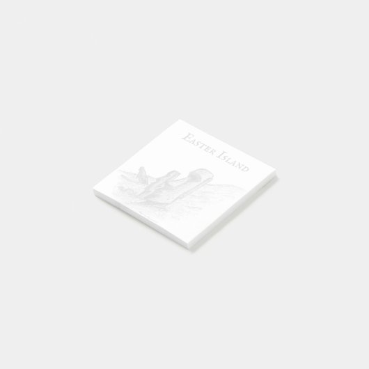 Moai, Osterinsel, Chile Post-it Klebezettel (angewinkelt)