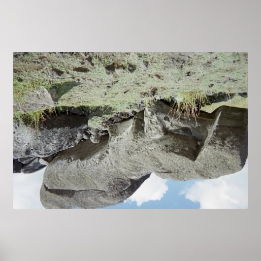 Moai Pit im Himmel Poster (Vorne)