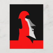Moai Postkarte (Vorderseite)