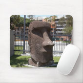 Moai Statue am La-Naturgeschichte-Museum Mousepad (Mit Mouse)