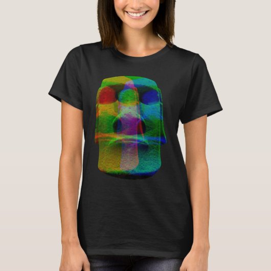 Moai-Statue Osterinsel Rapa Nui T-Shirt (Vorderseite)