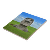 Moai Statue-Osterinselreise-Tourismusmonument Fliese (Seite)