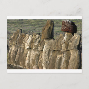 Moai Statuen Rapa Nui (Osterinsel) Postkarte