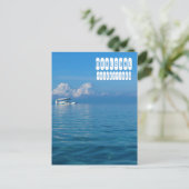 Moalboal Beach Postkarte (Stehend Vorderseite)