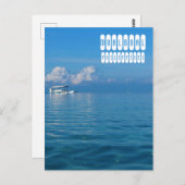 Moalboal Beach Postkarte (Vorne/Hinten)