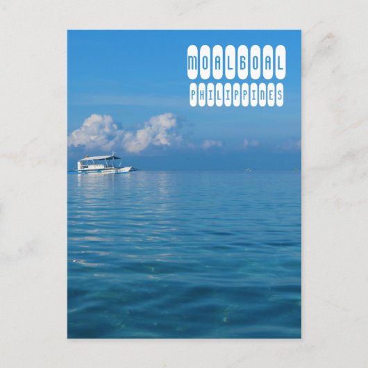 Moalboal Beach Postkarte (Vorderseite)