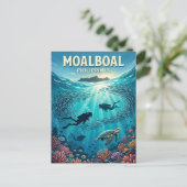 Moalboal Philippinen Postkarte (Stehend Vorderseite)