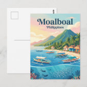 Moalboal Philippinen Postkarte (Vorne/Hinten)