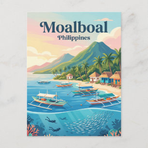 Moalboal Philippinen Postkarte