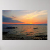 Moalboal Sunset Poster (Vorne)