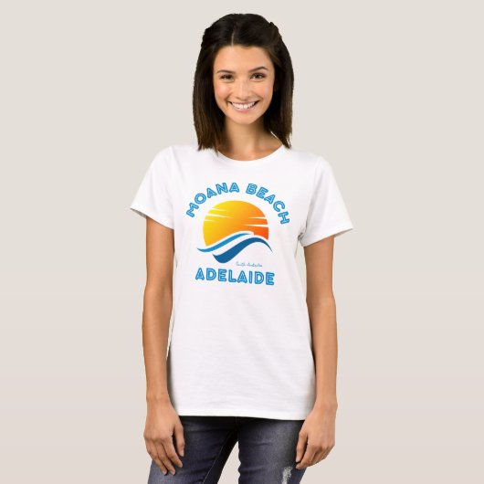MOANA BEACH-ADELAIDE Südaustralien T-Shirt (Vorne ganz)