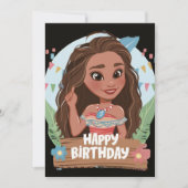 Moana Einladung (Vorderseite)