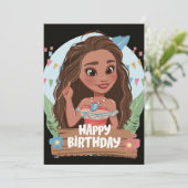 Moana Einladung (Stehend Vorderseite)