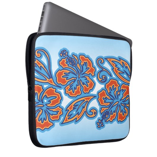 Moana Hibiskus Hawaiian Neoprene Wetsuit Laptopschutzhülle (Vorne Rechts)