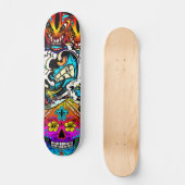 Moana Kai Surf Shop "Mashed" Skateboard (Vorderseite)