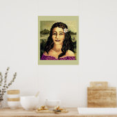 Moana Lisa (Detail) Poster (Küche)